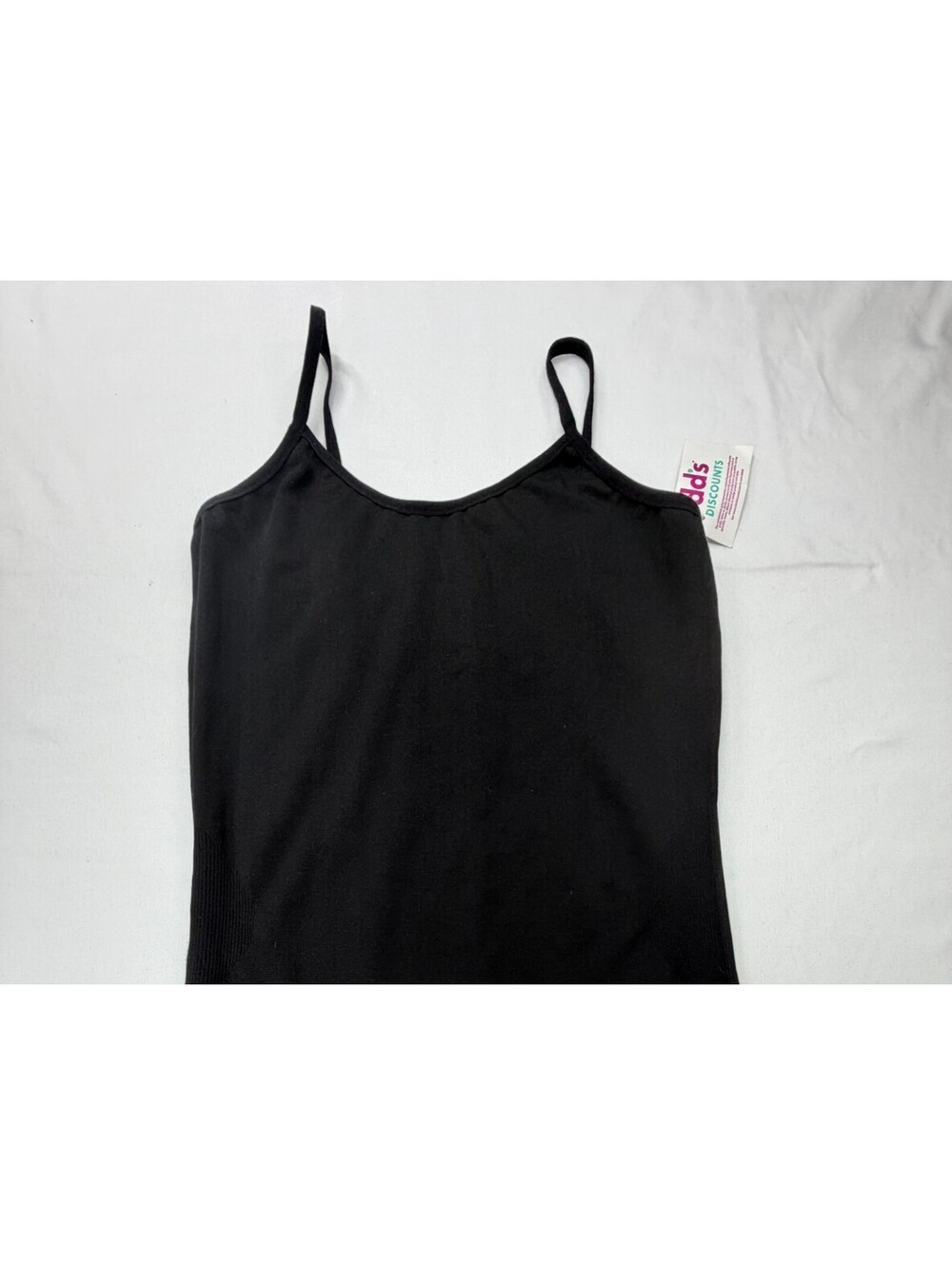 C - Mode Women's Tank Top T1006 Pullover Spaghetti Strap One Size Black NWT - Picture 8 of 12
